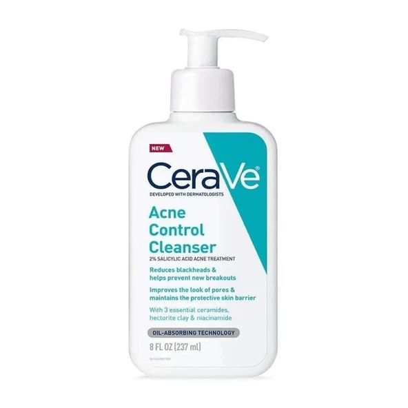 CeraVe Yağlı Ve Akneye Eğilimli Ciltler İçin Yüz Temizleme Jeli 237ml ürün görseli 1