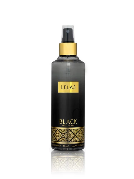 LELAS Black Erkek Vücut Spreyi 250 ML – Oryantal Baharatlı Vücut Koku Spreyi – 1188 ürün görseli 1