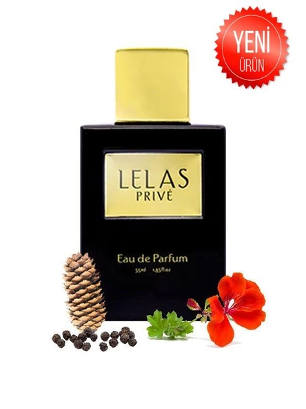 LELAS Prive 1642 Gold Incense Unisex Parfüm EDP 55 ML – Odunsu Çiçeksi Kalıcı Koku ürün görseli 1