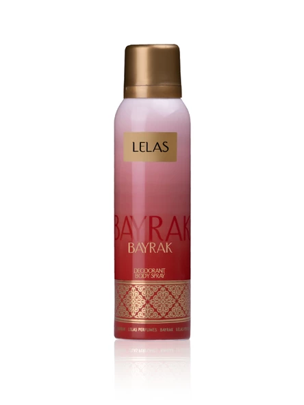 LELAS Bayrak Unisex Deodorant 150 ML – Çiçeksi Meyvemsi Parfümlü Koku Spreyi – 1140 ürün görseli 1