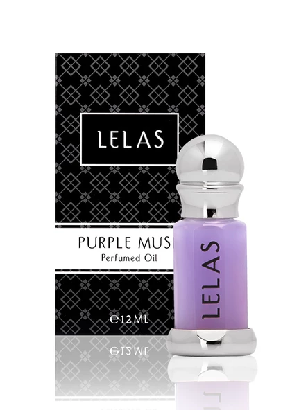 LELAS Purple Musk Unisex Parfüm Yağı 12 ML – Oryantal Saf Esans – 1476 ürün görseli 1