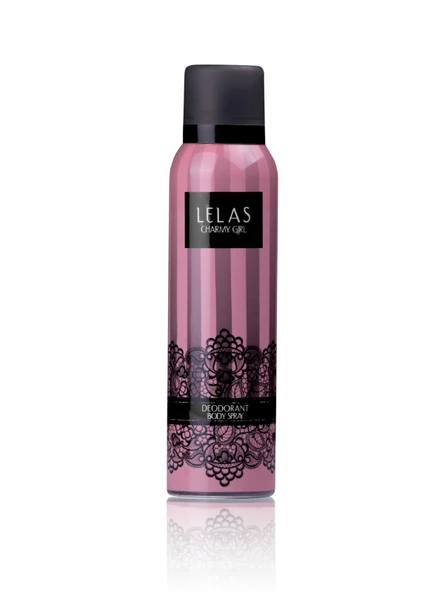 LELAS Charmy Girl Kadın Deodorant 150 ML – Çiçeksi Tatlı Baharatlı Parfümlü Koku Spreyi – 1154 ürün görseli 1