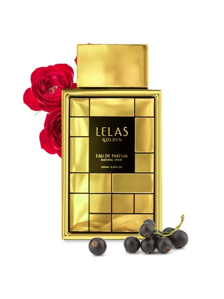 LELAS 810 Golden Kadın Erkek Parfüm EDP 85 ML – Meyvemsi Çiçeksi Odunsu Kalıcı Niş Koku ürün görseli 1