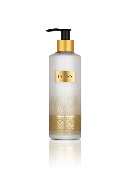 LELAS Musk Unisex Vücut Losyonu 250 ML – Oryantal Baharatlı Nemlendirici Vücut Kremi – 1181 ürün görseli 1