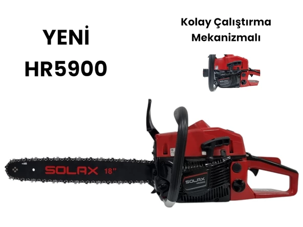 SOLAX HR5900 Motorlu Testere 55 cc 3.2 Hp ürün görseli 1