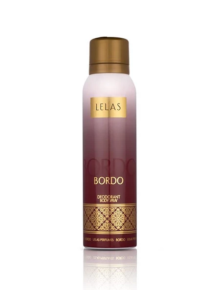 LELAS Bordo Unisex Deodorant 150 ML – Oryantal Çiçeksi Parfümlü Koku Spreyi – 1139 ürün görseli 1
