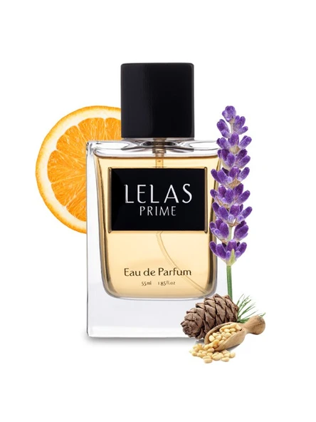 LELAS Prime 47 Note Erkek Parfüm EDP 55 ML – Aromatik Odunsu Kalıcı Koku ürün görseli 1