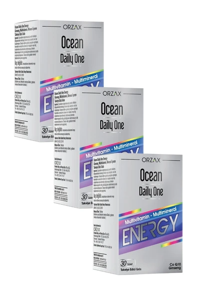 Ocean Daily One Energy 30 Tablet x 3 Adet ürün görseli 1