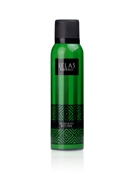LELAS Emerald Erkek Deodorant 150 ML – Odunsu Ferah Parfümlü Koku Spreyi – 1111 ürün görseli 1