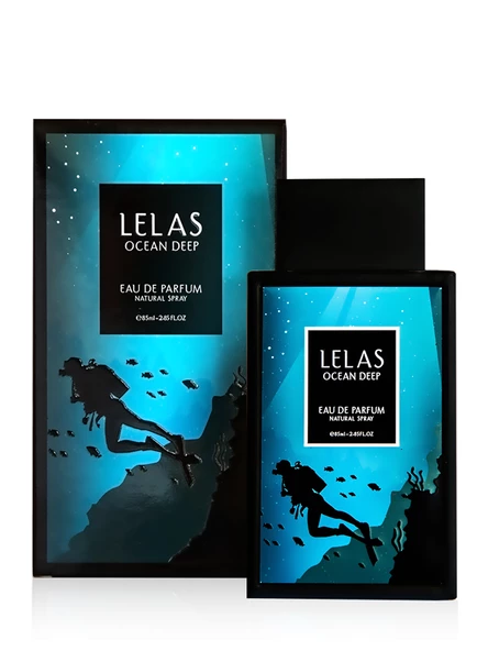 LELAS 811 Ocean Deep Erkek Parfüm EDP 85 ML – Aromatik Fujer Kalıcı Niş Koku ürün görseli 1