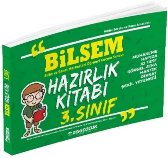 3. Sınıf Bilsem Hazırlık Kitabı Zeki Çocuk ürün görseli 1