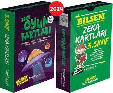 3. Sınıf Bilsem Zeka Kartları Zeki Çocuk ürün görseli 1