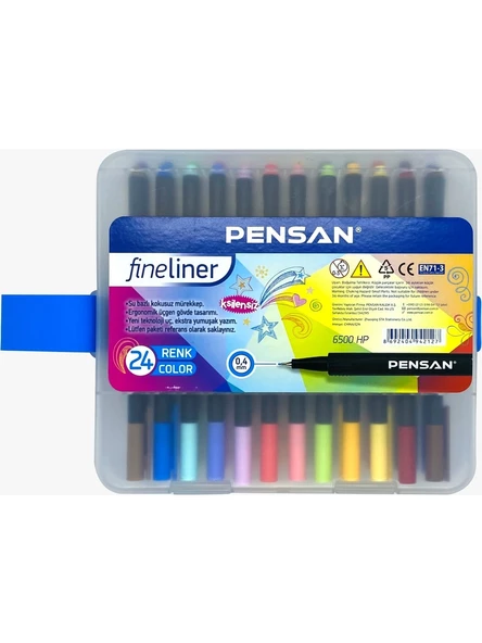 Fineliner 0,4 mm Yeni Teknoloji Uç 24 Farklı Renk ürün görseli 1