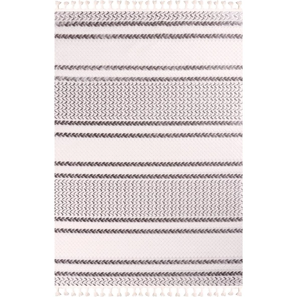 NEXUS GUMİN ISKANDİNAV TARZI IŞLEMELİ HALI 4817A-BEJ 160X230 ÖLÇÜ ürün görseli 1