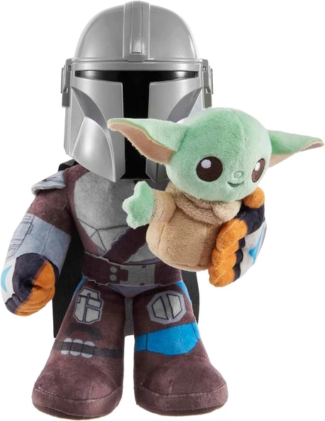 Star Wars Mandalorian Sesli Pelüş Figür, 3 yaş ve üzeri, HPC19 ürün görseli 1