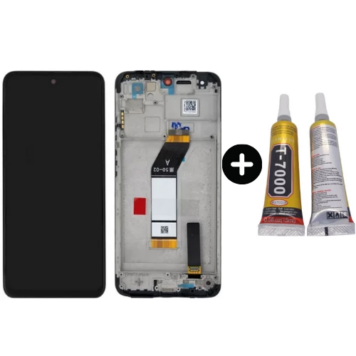 Xiaomi Redmi 10 2022 Uyumlu Çıtalı Servis Lcd Ekran Dokunmatik + B7000 ürün görseli 1