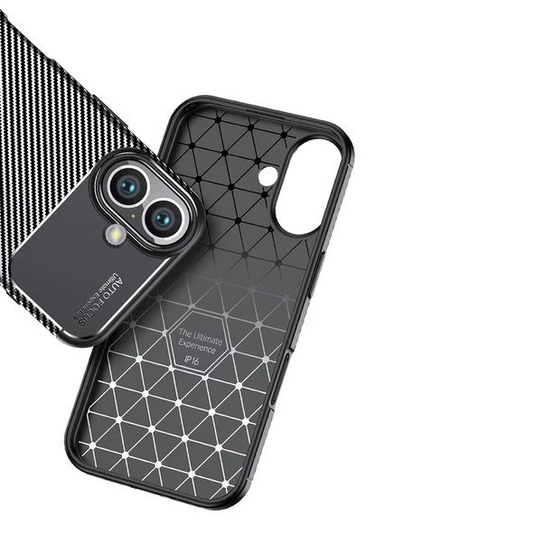 iPhone 16 Plus Kılıf Negro Silikon Kapak - Resim 9