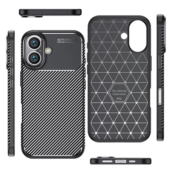 iPhone 16 Plus Kılıf Negro Silikon Kapak - Resim 10