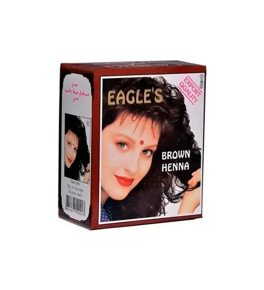 Brown Henna Hint Kınası 6'lı Paket ( Kahverengi ) ürün görseli 1