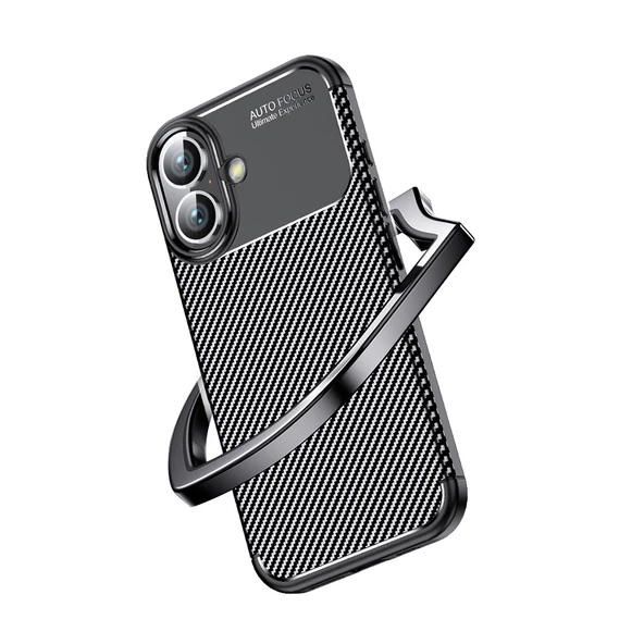 iPhone 16 Plus Kılıf Negro Silikon Kapak - Resim 3