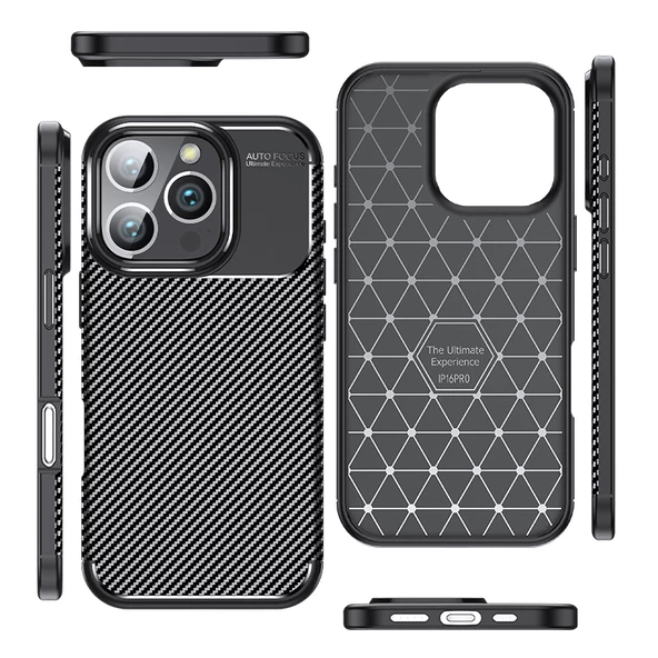 iPhone 16 Pro Max Kılıf Negro Silikon Kapak - Resim 10