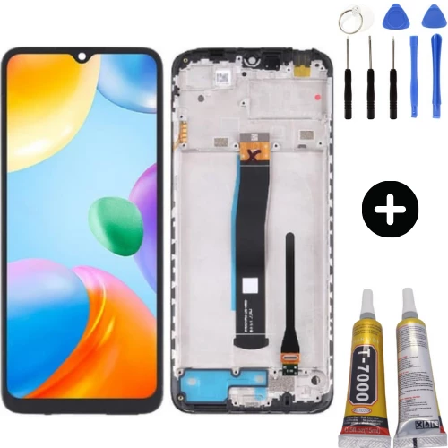 Xiaomi Redmi 10C Uyumlu Çıtalı A Kalite Lcd Ekran Dokunmatik + Montaj Seti ürün görseli 1