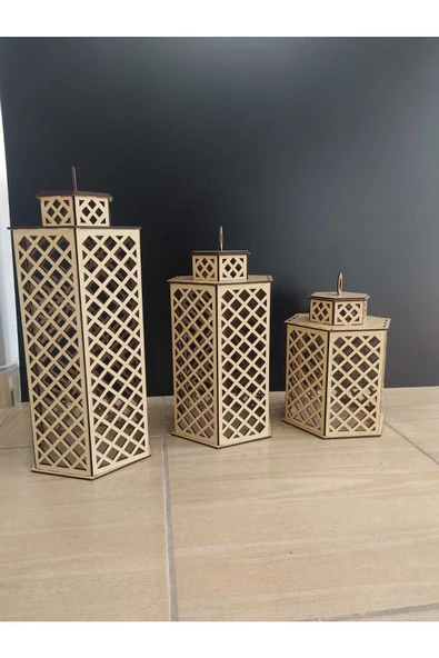 3 lü abajur takımı - Resim 2