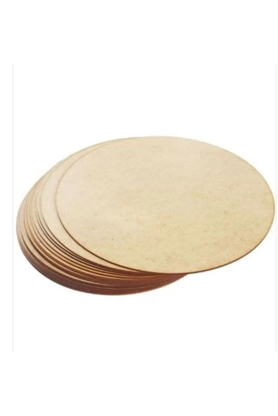 SLY-Supla Mdf 37 Cm Çap 4 Adet --3mm Kalınlık Ham Mdf ürün görseli 1