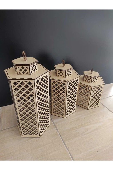 3 lü abajur takımı ürün görseli 1
