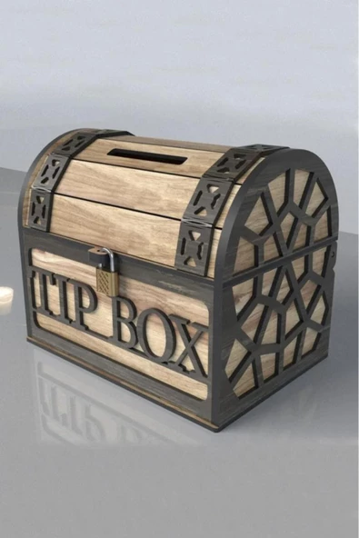 Klitli Tip Box Bahşiş Kutusu Ve Kumbara Sandık Tipi Tipbox ürün görseli 1
