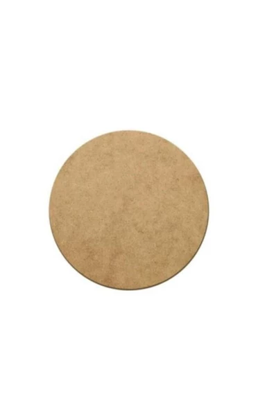 12 Adet 32 Cm Çap Mdf Yuvarlak Servis Altı Supla Ham ürün görseli 1