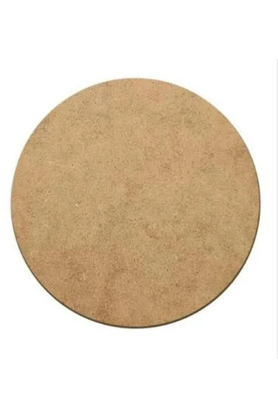 12 Adet 35 cm Çap Ham Mdf 3 Mm + 12ad.8cm Bardak Altı Ahşap Supla Mdf ürün görseli 1