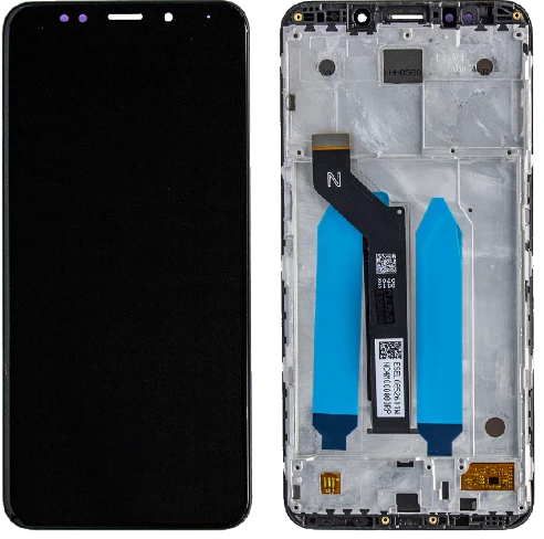 Xiaomi Redmi 5 Plus Uyumlu Çıtalı Servis Lcd Ekran Dokunmatik Siyah ürün görseli 1