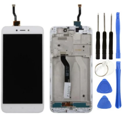Xiaomi Redmi 5A Uyumlu Çıtalı A Kalite Lcd Ekran Dokunmatik Beyaz + Tamir Seti ürün görseli 1