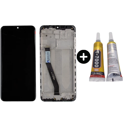 Xiaomi Redmi 9 Uyumlu Çıtalı Servis Lcd Ekran Dokunmatik + B7000 ürün görseli 1