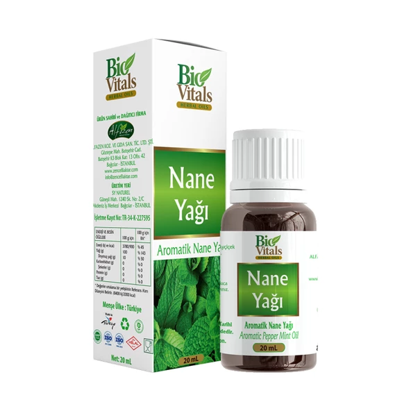 Bio Vitals Nane Yağı 20 ml ürün görseli 1