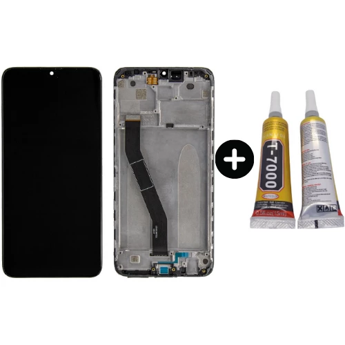 Xiaomi Redmi 8A Uyumlu Çıtalı Lcd Ekran Dokunmatik + B7000 ürün görseli 1