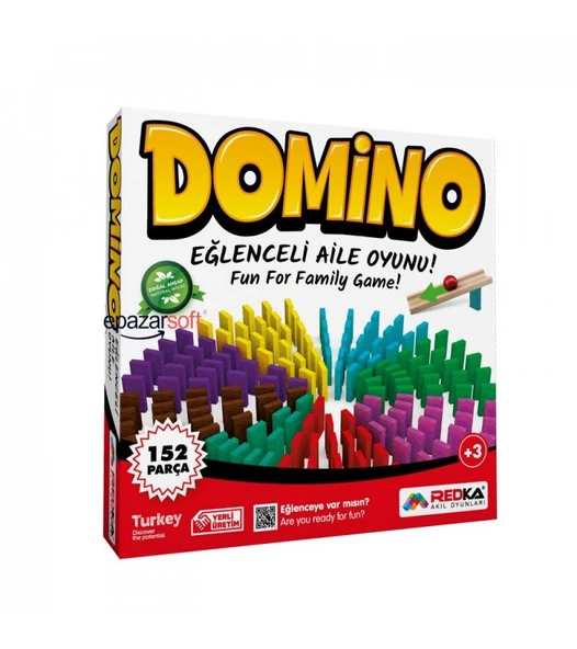 Domino Eğlenceli Aile Kutu Oyunu - Mavi Su Dünyası ürün görseli 1