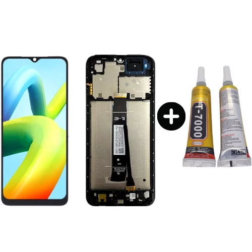 Xiaomi Redmi A2 Plus Uyumlu Çıtalı HK Lcd Ekran Dokunmatik + B7000 ürün görseli 1