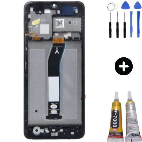 Xiaomi Redmi A3 Uyumlu Çıtalı HK Lcd Ekran Dokunmatik + Montaj Seti ürün görseli 1