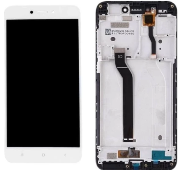 Xiaomi Redmi Go Uyumlu Çıtalı OLED Lcd Ekran Dokunmatik Beyaz ürün görseli 1