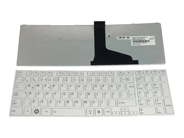 Toshiba Satellite S875D Notebook Klavye (Beyaz TR) ürün görseli 1
