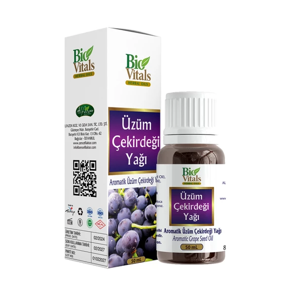 Bio Vitals Üzüm Çekirdeği Yağı 50 ml ürün görseli 1