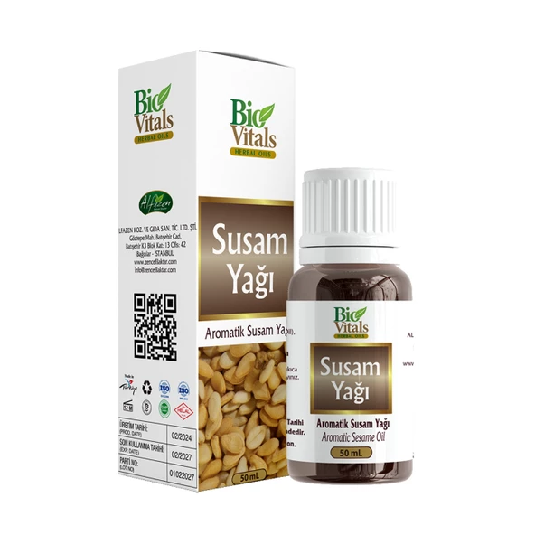 Bio Vitals Susam Yağı 50 ml ürün görseli 1
