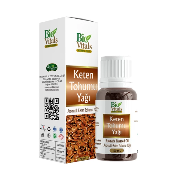 Bio Vitals Keten Tohumu Yağı 50 ml ürün görseli 1