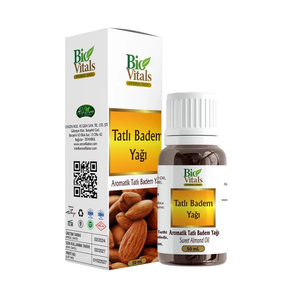 Bio Vitals Tatlı Badem Yağı 50 ml ürün görseli 1