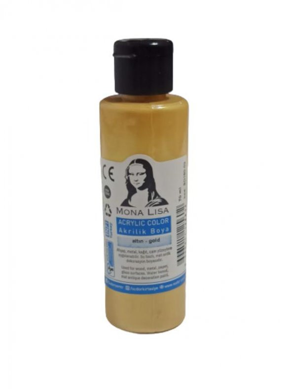 MONA LISA AKRILIK BOYA 70 ml ALTIN (SD160-02) ürün görseli 1