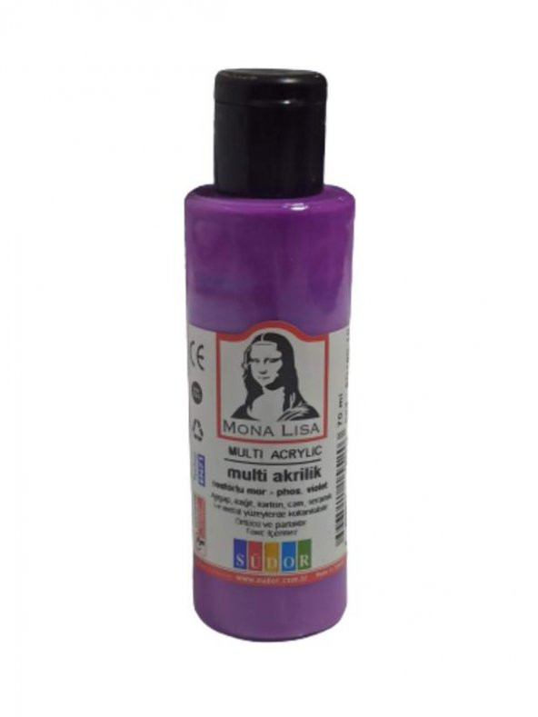 MONA LISA AKRILIK BOYA 70 ml FOS.MOR (SD160-10) ürün görseli 1