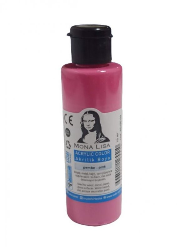 MONA LISA AKRILIK BOYA 70 ml PEMBE (SD150-03) ürün görseli 1