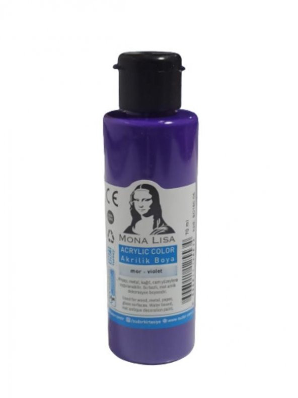 MONA LISA AKRILIK BOYA 70 ml MOR (SD150-05) ürün görseli 1